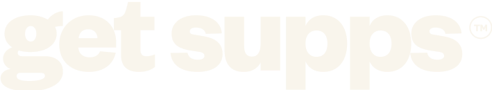 Get Supps Logo White Large