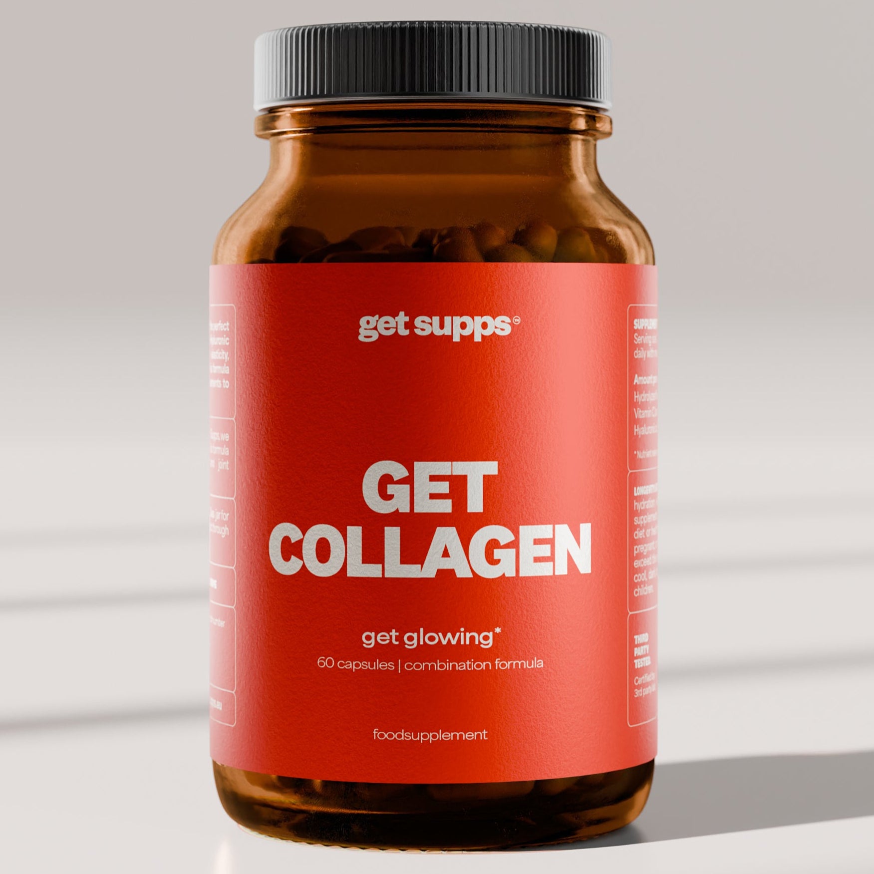 Collagen Capsules front | Get Supps