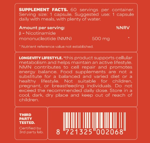 NMN ingredients | Get Supps