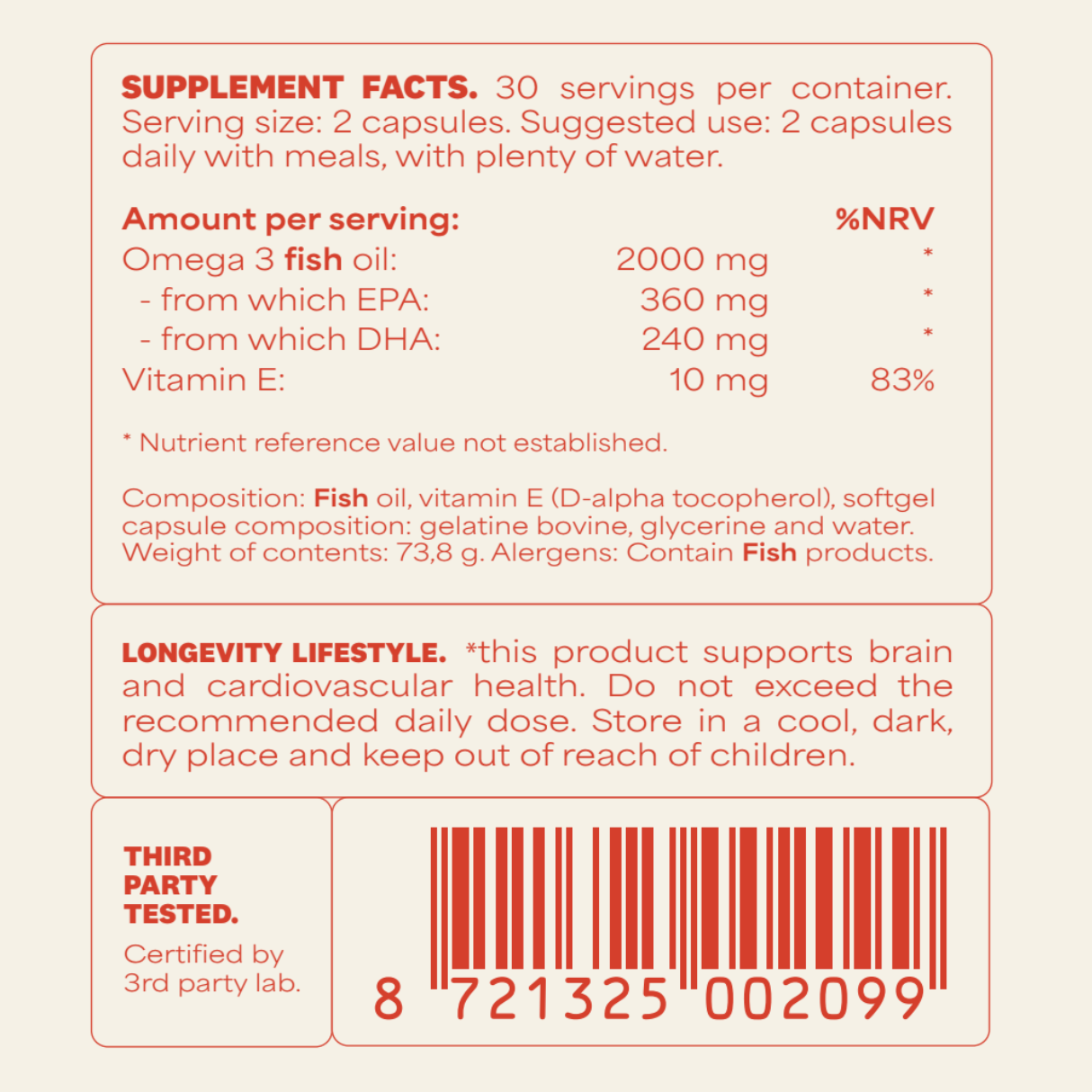 Omega 3 Ingrediets | Get Supps